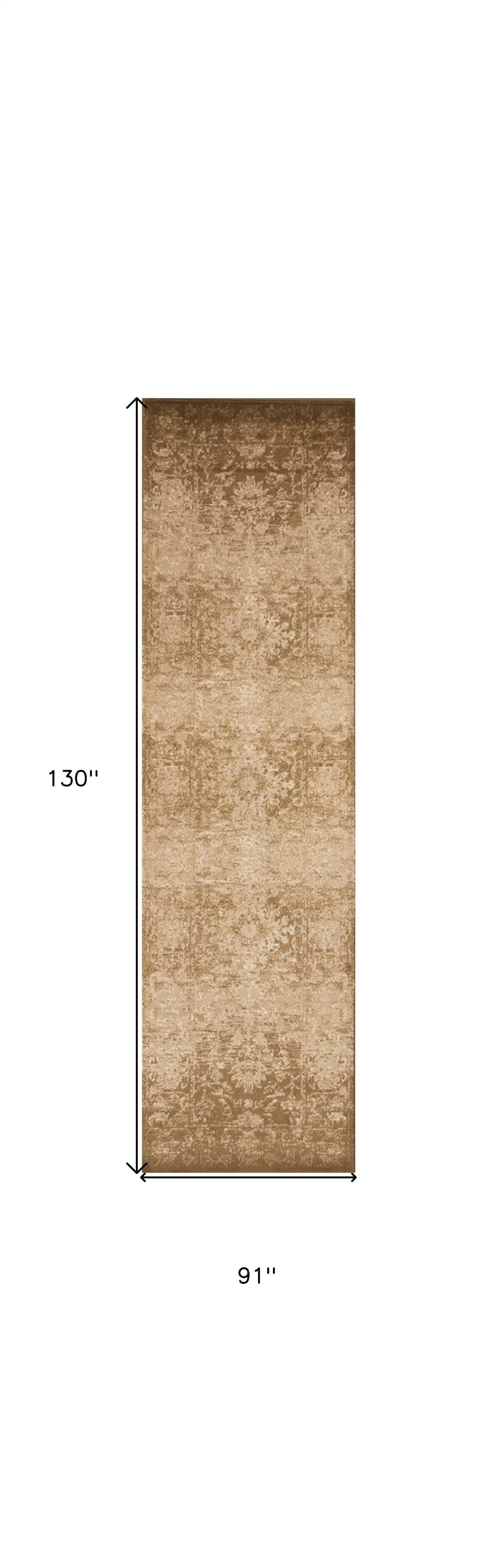 7' X 10' Beige Area Rug - Homeroots - Flyclothing LLC