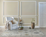 5' X 7' Ivory Hand Tufted Space Dyed Floral Traditional Indoor Area Rug - Homeroots - Flyclothing LLC