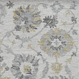 5' X 7' Ivory Hand Tufted Space Dyed Floral Traditional Indoor Area Rug - Homeroots - Flyclothing LLC