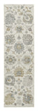 7' X 10' Ivory Hand Tufted Space Dyed Traditional Floral Indoor Area Rug - Homeroots