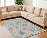 108 X 156 Ivory  Wool Rug - Homeroots