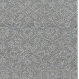 9' X 13' Grey Hand Tufted Space Dyed Floral Ogee Indoor Area Rug - Homeroots - Flyclothing LLC