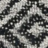 7' X 10' Grey Black Hand Tufted Space Dyed Geometric Indoor Area Rug - Homeroots
