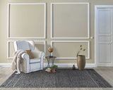 96 X 132 Grey Or Black Wool Rug - Homeroots - Flyclothing LLC