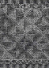 108 X 156 Grey Or Black Wool Rug - Homeroots - Flyclothing LLC
