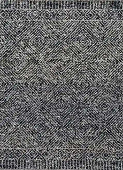 108 X 156 Grey Or Black Wool Rug - Homeroots - Flyclothing LLC