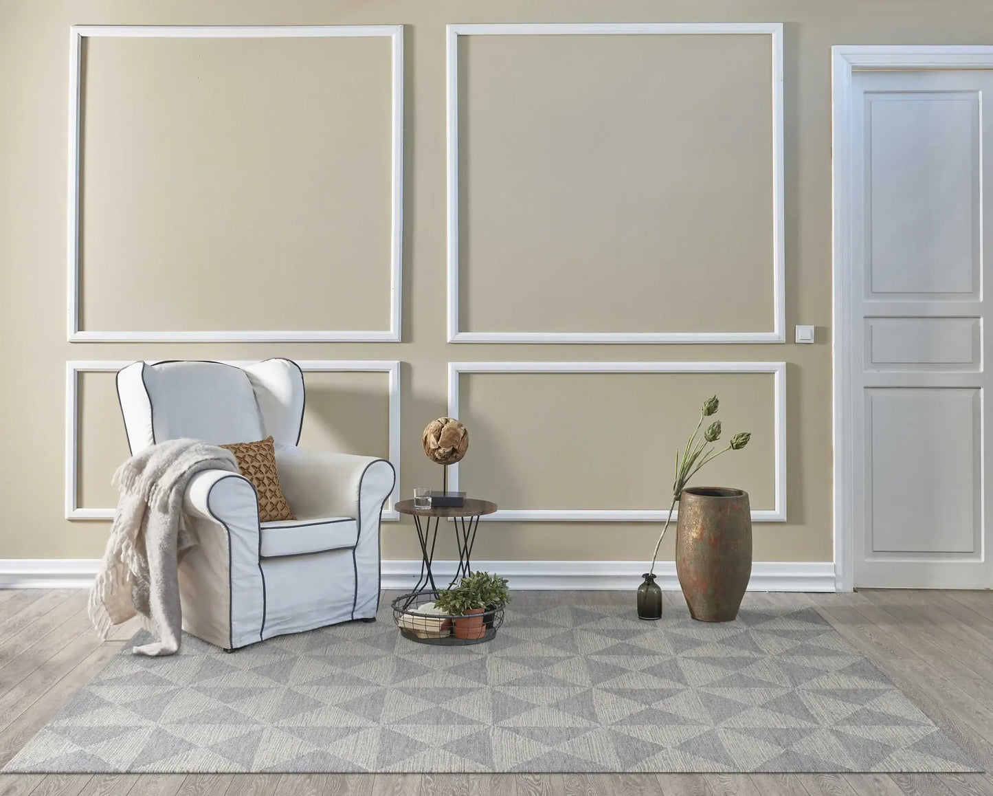 8' Ivory Wool Handmade Runner Rug - Homeroots - Flyclothing LLC