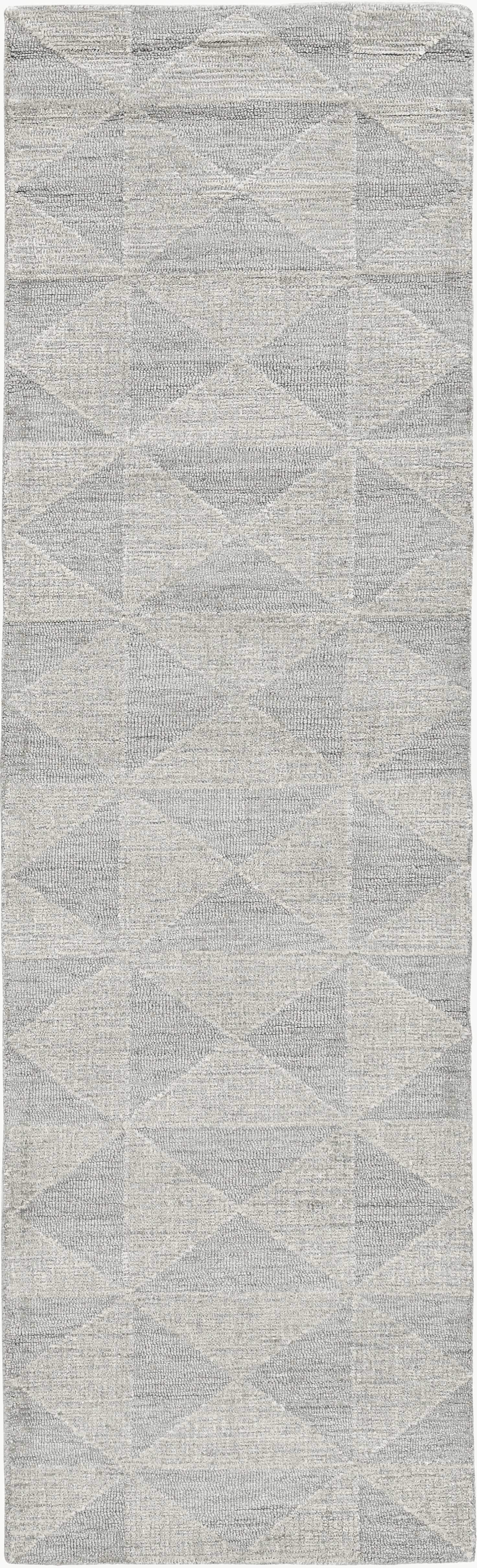 8' Ivory Wool Handmade Runner Rug - Homeroots - Flyclothing LLC
