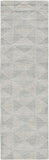 8' Ivory Wool Handmade Runner Rug - Homeroots