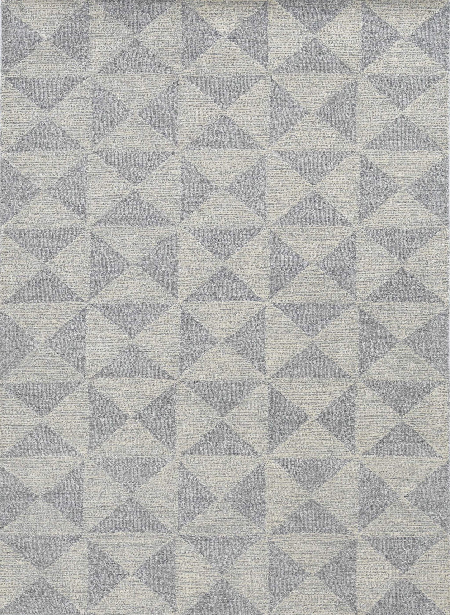 5' X 7' Ivory Geometric Pattern Wool Indoor Area Rug - Homeroots - Flyclothing LLC