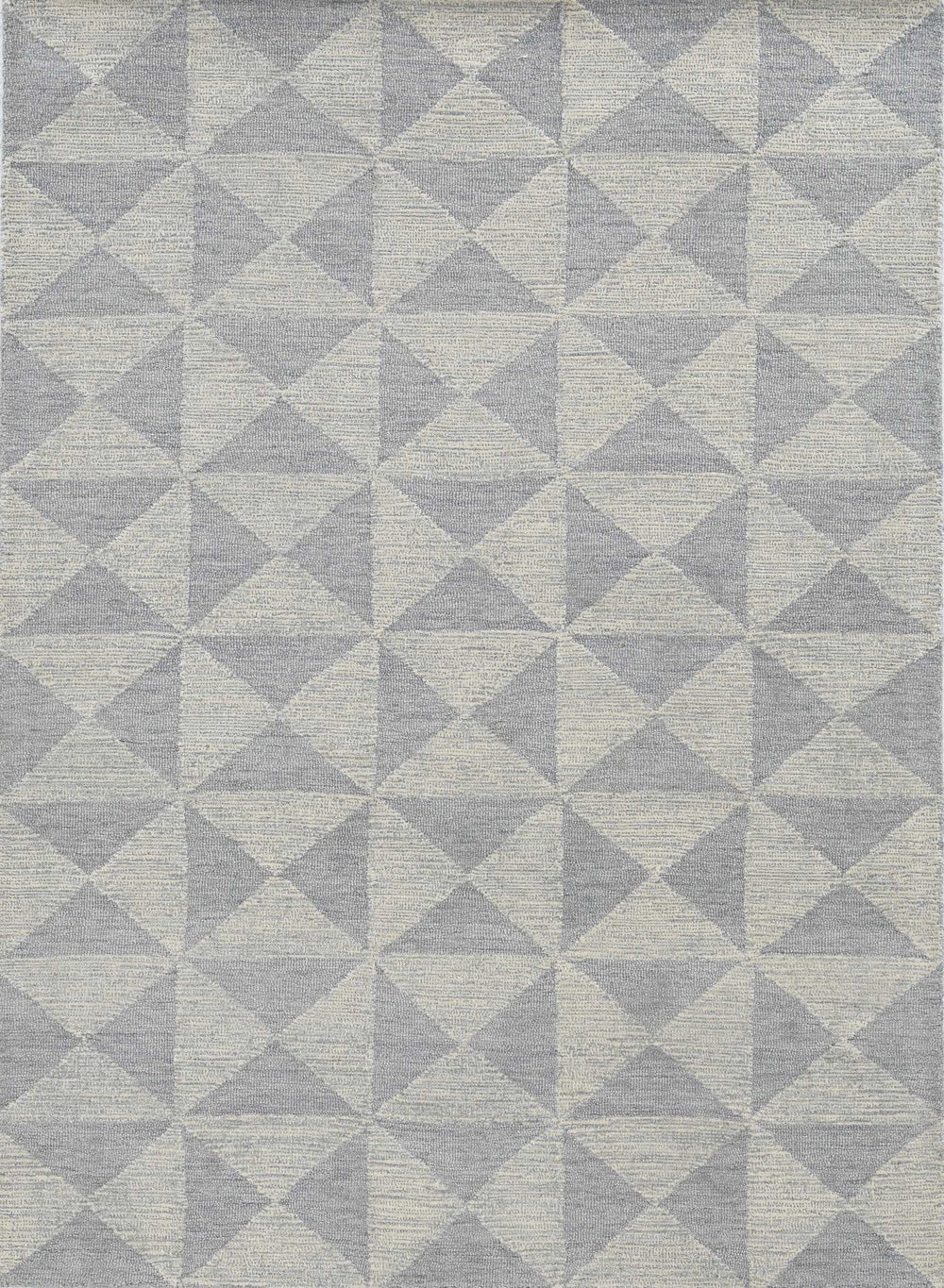 5' X 7' Ivory Geometric Pattern Wool Indoor Area Rug - Homeroots - Flyclothing LLC