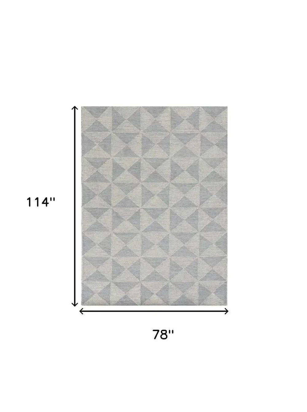 78 X 114 Ivory Wool Rug - Homeroots - Flyclothing LLC