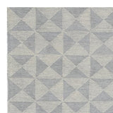 8' X 11' Ivory Hand Tufted Space Dyed Geometric Indoor Area Rug - Homeroots