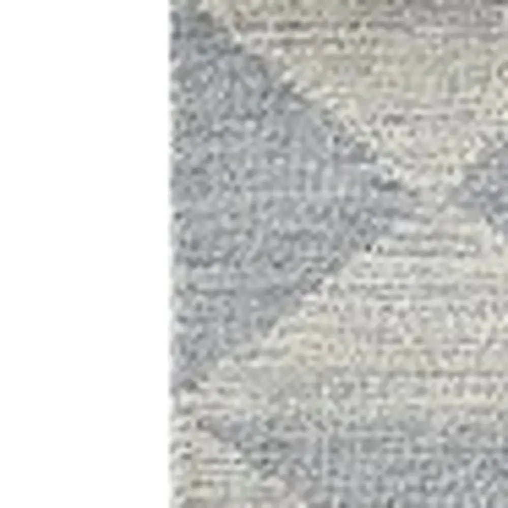 9' X 13' Ivory Hand Tufted Space Dyed Geometric Indoor Area Rug - Homeroots - Flyclothing LLC