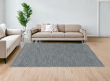 108 X 156 Denim Wool Rug - Homeroots