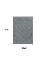 108 X 156 Denim Wool Rug - Homeroots - Flyclothing LLC
