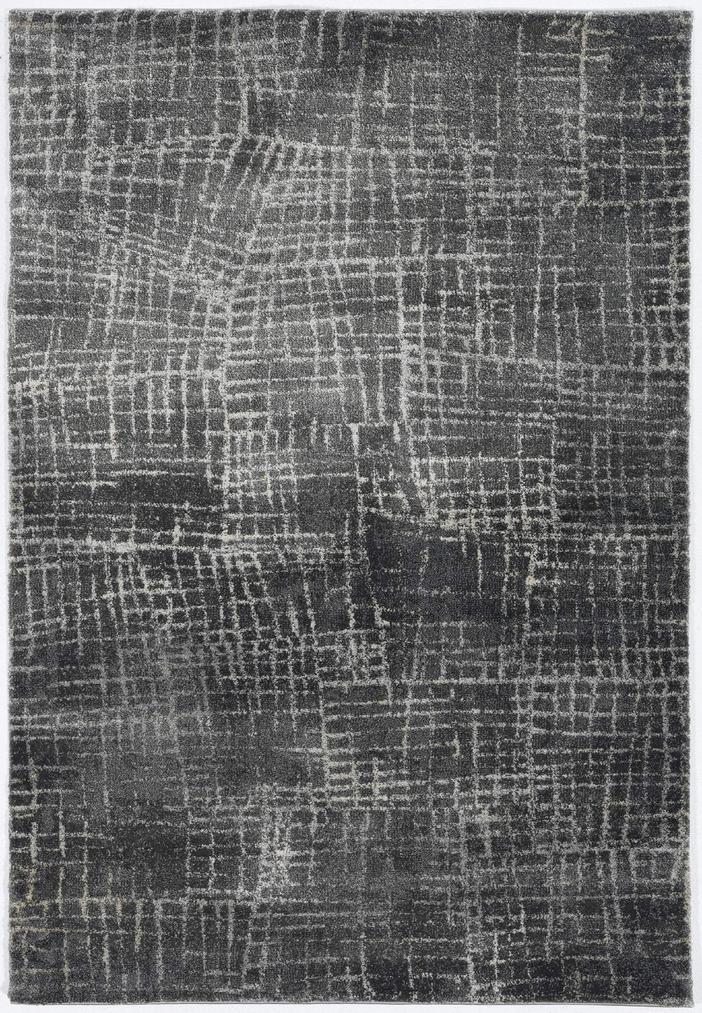 2' X 7' Grey Abstract Lines Runner Rug - Homeroots - Flyclothing LLC