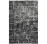 2' X 7' Grey Abstract Lines Runner Rug - Homeroots - Flyclothing LLC
