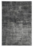 5' X 8' Grey Machine Woven Abstract Scratch Indoor Area Rug - Homeroots