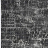 5' X 8' Grey Machine Woven Abstract Scratch Indoor Area Rug - Homeroots - Flyclothing LLC