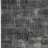 5' X 8' Grey Machine Woven Abstract Scratch Indoor Area Rug - Homeroots - Flyclothing LLC