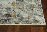 5' X 7' Grey Hand Loomed Traditional Floral Indoor Area Rug - Homeroots - Flyclothing LLC