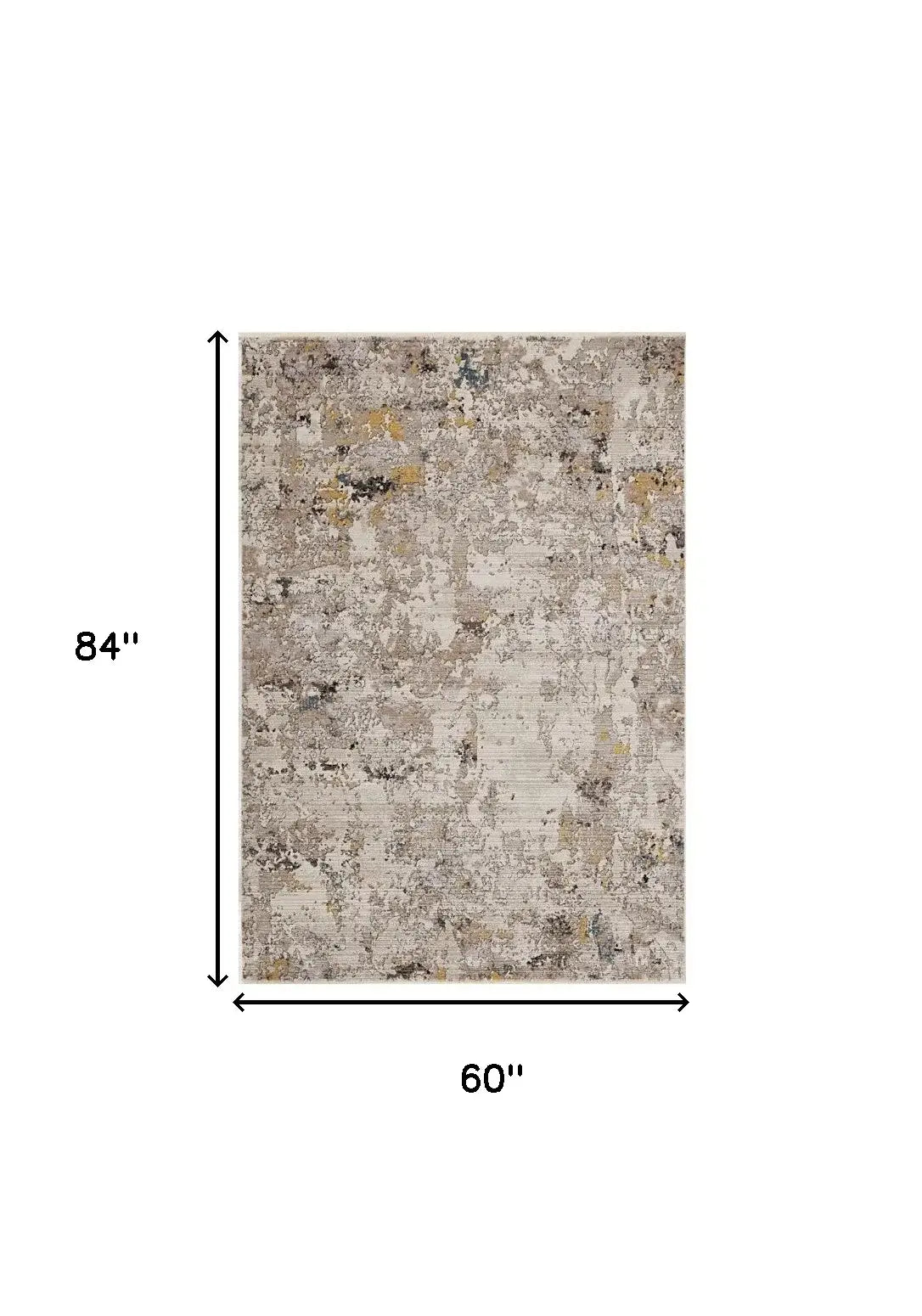 5' X 7' Grey Hand Loomed Traditional Floral Indoor Area Rug - Homeroots - Flyclothing LLC