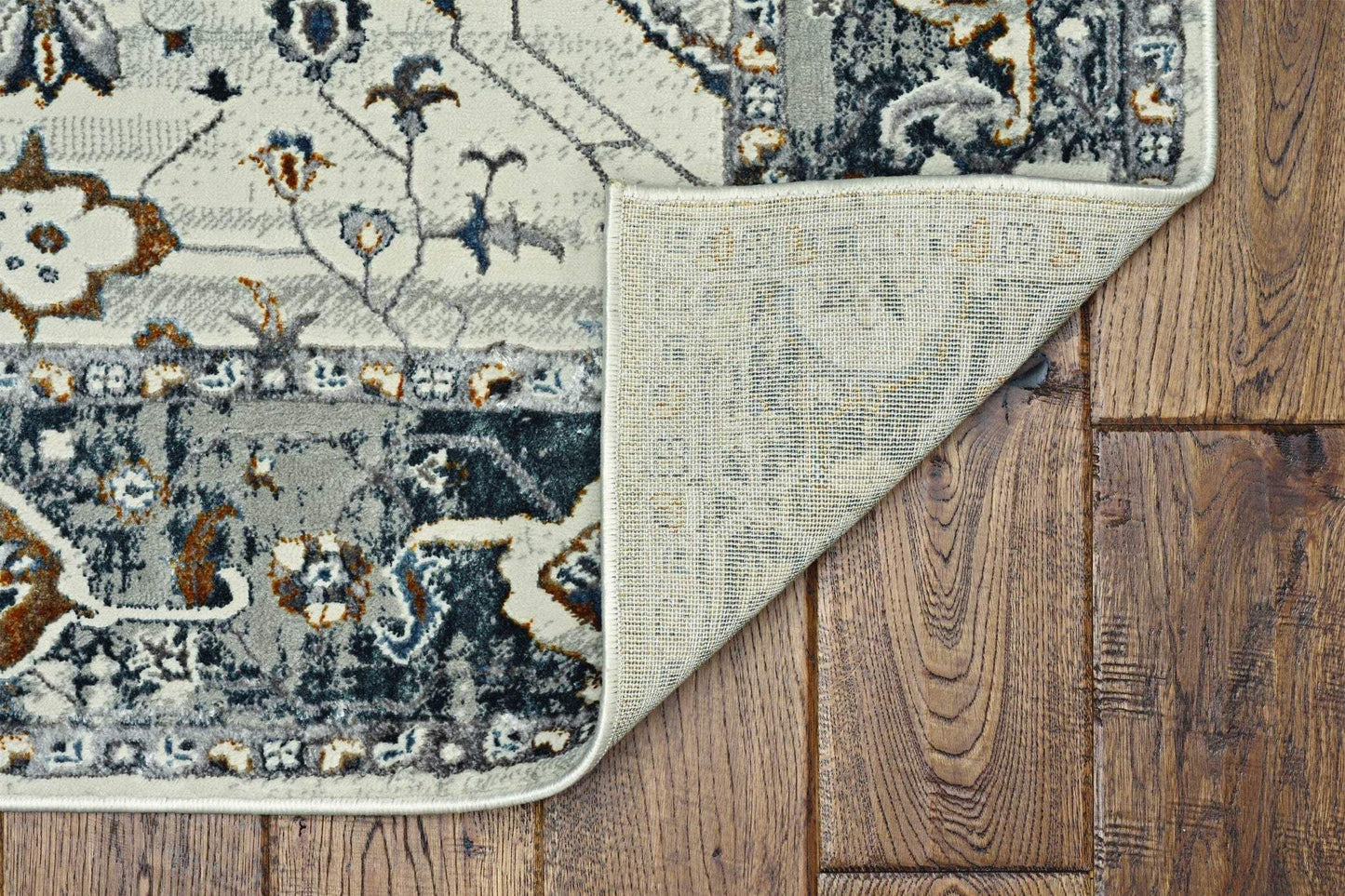 6' X 9' Gray and Ivory Area Rug - Homeroots - Flyclothing LLC