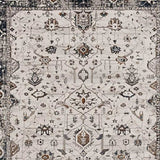 6' X 9' Gray and Ivory Area Rug - Homeroots - Flyclothing LLC
