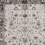 8' X 11' Gray and Ivory Area Rug - Homeroots - Flyclothing LLC