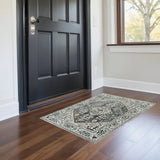3' X 5' Grey Parisian Area Rug - Homeroots - Flyclothing LLC