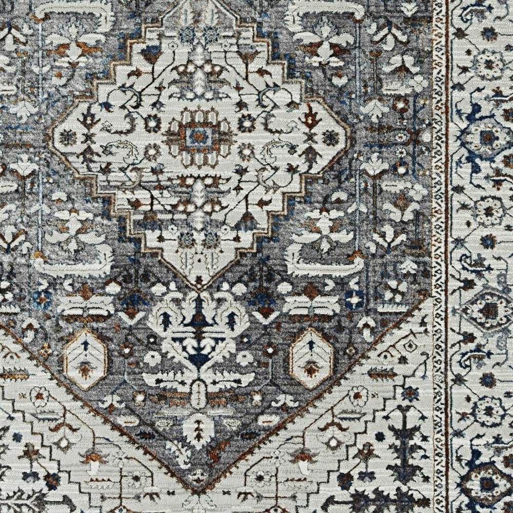 3' X 5' Grey Parisian Area Rug - Homeroots - Flyclothing LLC