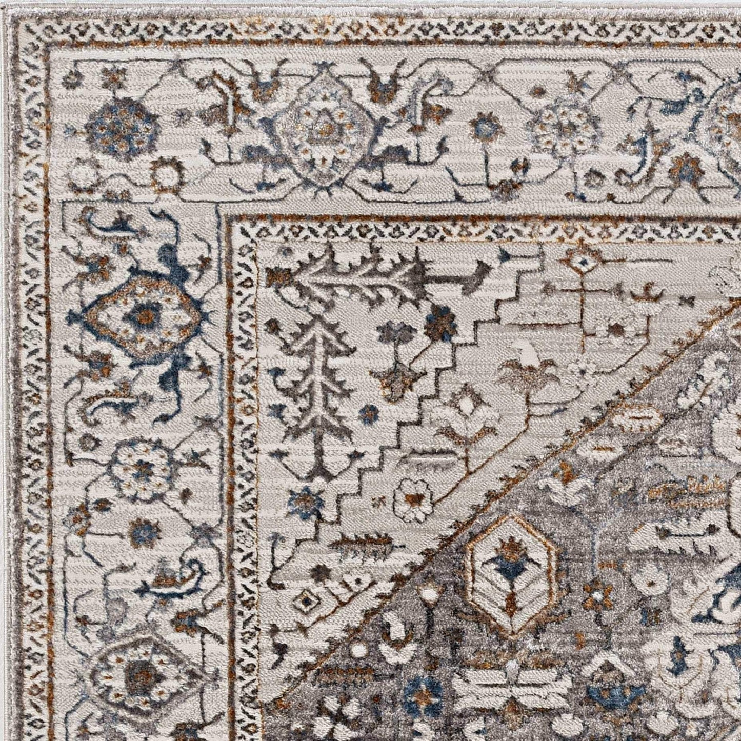 7' X 10' Gray Area Rug - Homeroots - Flyclothing LLC