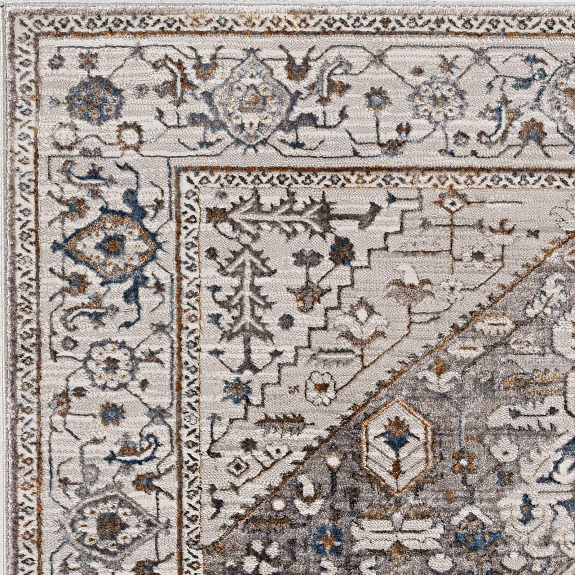 7' X 10' Gray Area Rug - Homeroots - Flyclothing LLC