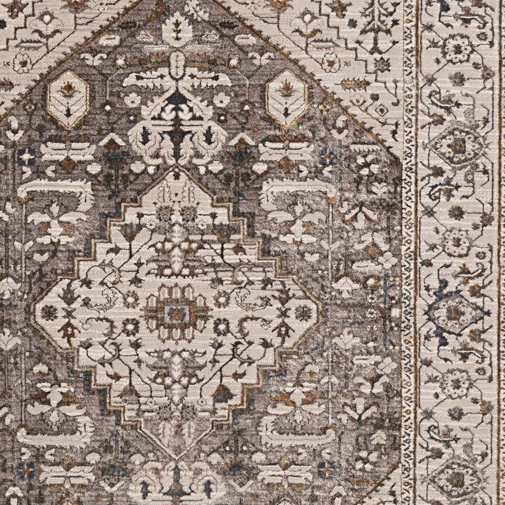 8' X 11' Gray Area Rug - Homeroots - Flyclothing LLC