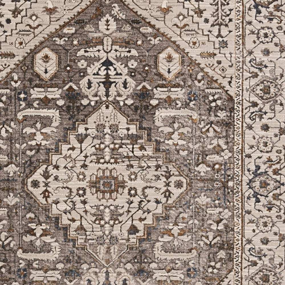 10' X 13' Gray Area Rug - Homeroots - Flyclothing LLC