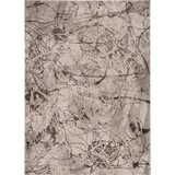 3' X 5' Gray and Ivory Abstract Area Rug - Homeroots - Flyclothing LLC