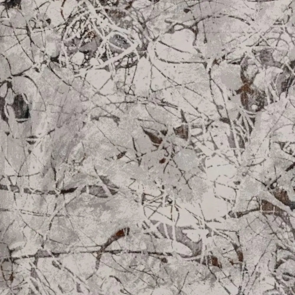 6' X 9' Gray and Ivory Area Rug - Homeroots - Flyclothing LLC