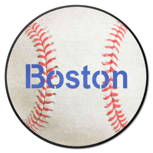 Boston Red Sox Baseball Rug - 27in. Diameter - Boston Red Sox