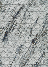 7' Ivory Machine Woven Abstract Geometric Indoor Runner Rug - Homeroots - Flyclothing LLC