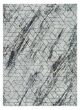 3' X 5' Ivory Geometric Pattern Area Rug