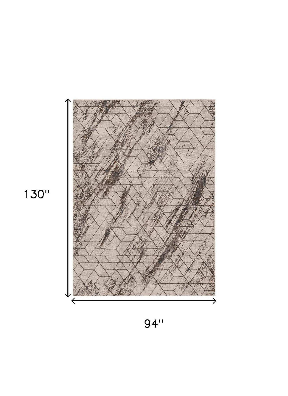 8' X 11' Ivory Area Rug - Homeroots - Flyclothing LLC