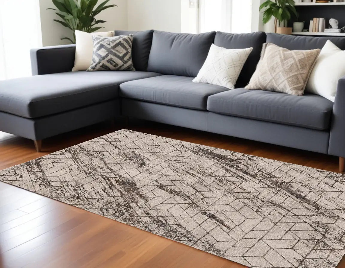 8' X 11' Ivory Area Rug - Homeroots - Flyclothing LLC