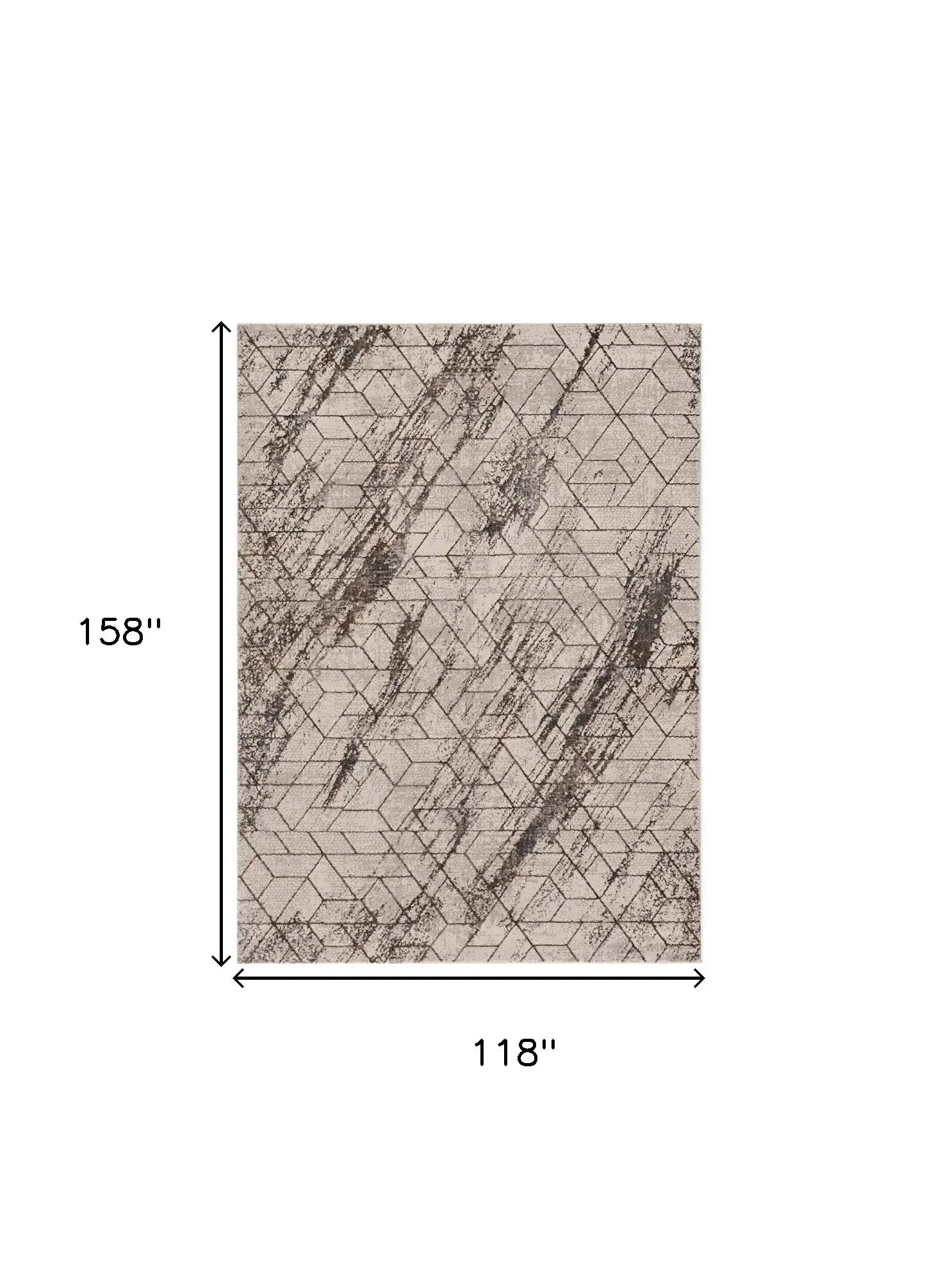 10' X 13' Ivory Area Rug - Homeroots - Flyclothing LLC