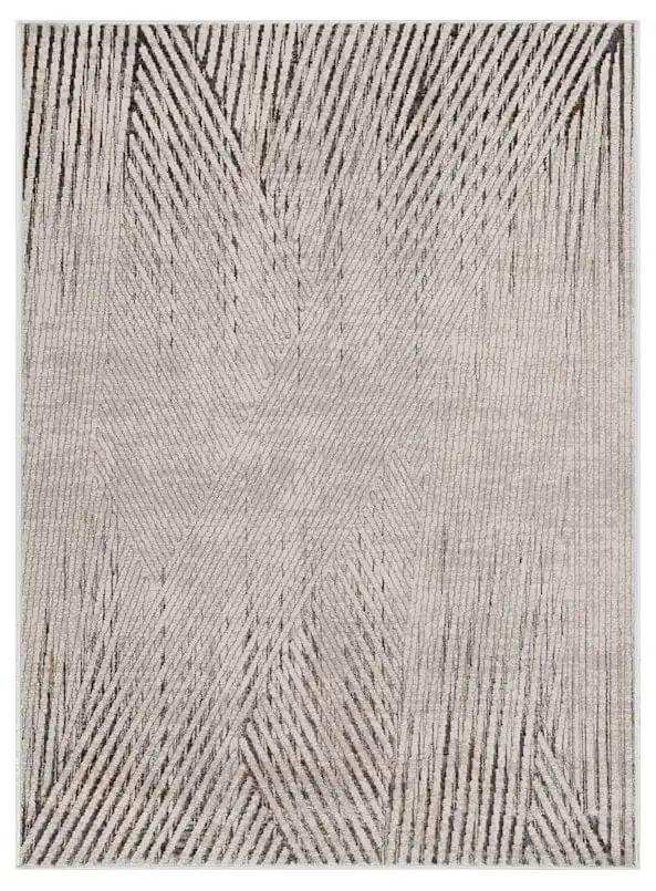6' X 9' Gray and Ivory Area Rug - Homeroots - Flyclothing LLC