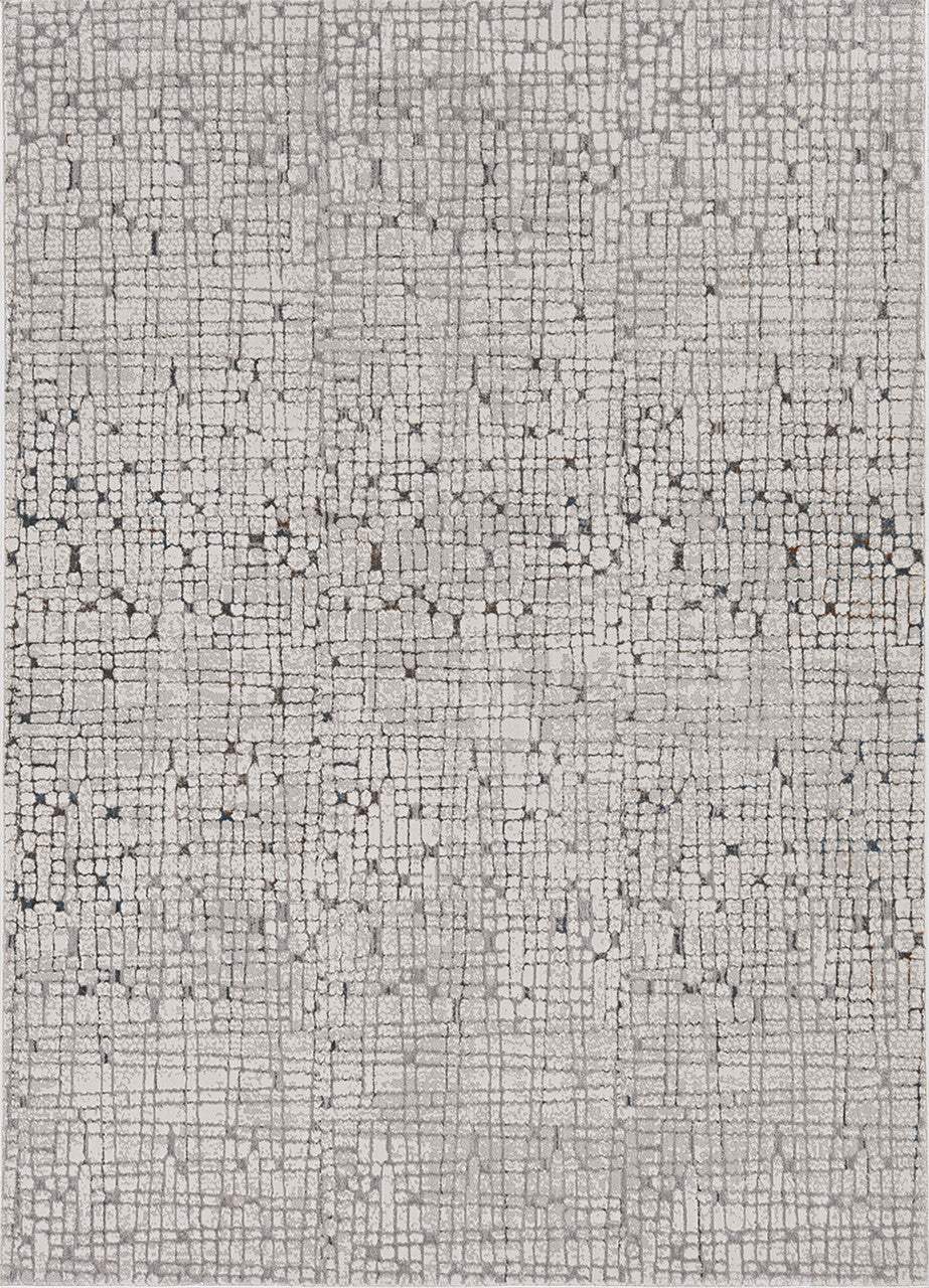 3' X 5' Grey Mosaic Area Rug - Homeroots - Flyclothing LLC
