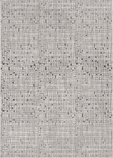 3' X 5' Grey Mosaic Area Rug - Homeroots - Flyclothing LLC