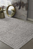 5' X 8' Grey Mosaic Indoor Area Rug - Homeroots - Flyclothing LLC