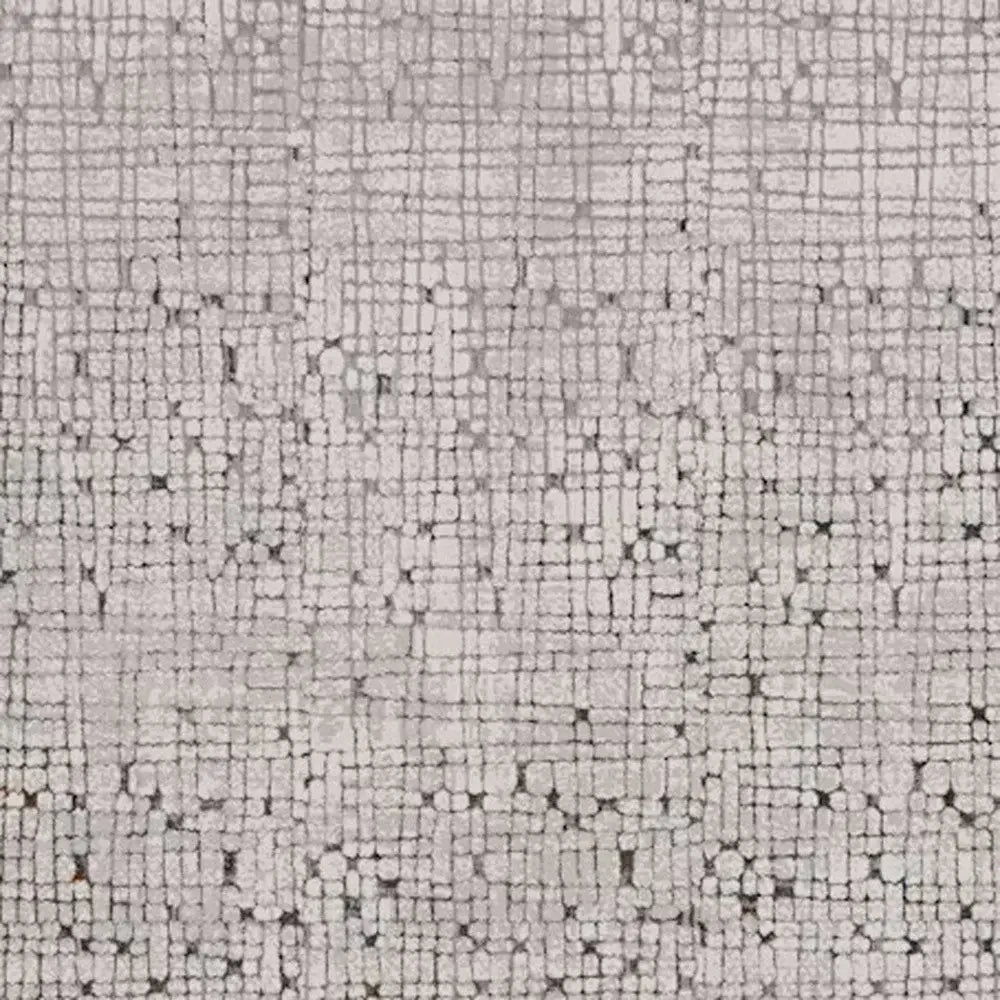 94 X 130 Grey Polyester Rug - Homeroots - Flyclothing LLC