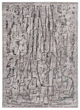 6' X 9' Grey Abstract Design Indoor Area Rug - Homeroots - Flyclothing LLC